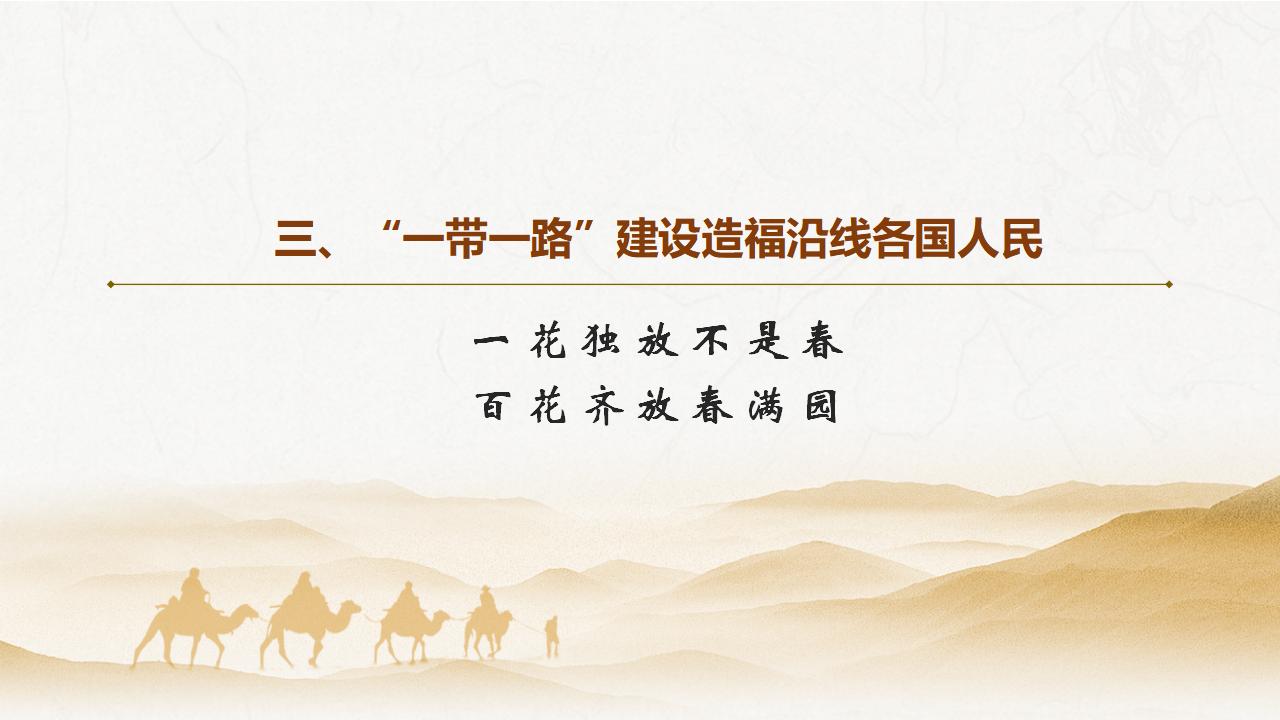 促进“一带一路”国际合作